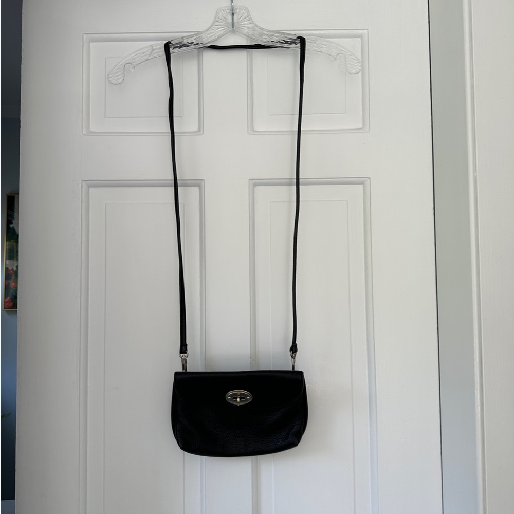 LAST CHANCE! Fossil Monica Black Leather Crossbody Bag Purse with Cardholders - Picture 2 of 7